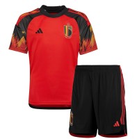 Belgia Hjemmedraktsett Barn VM 2022 Kortermet (+ Korte bukser)